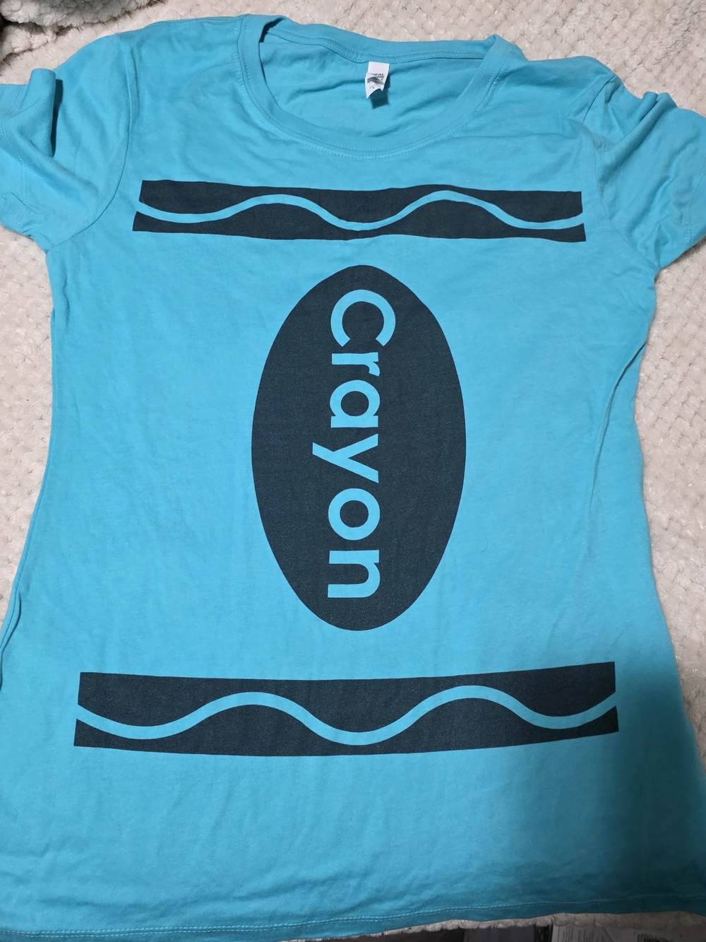 3/20$ Teal Crayon Shirt
